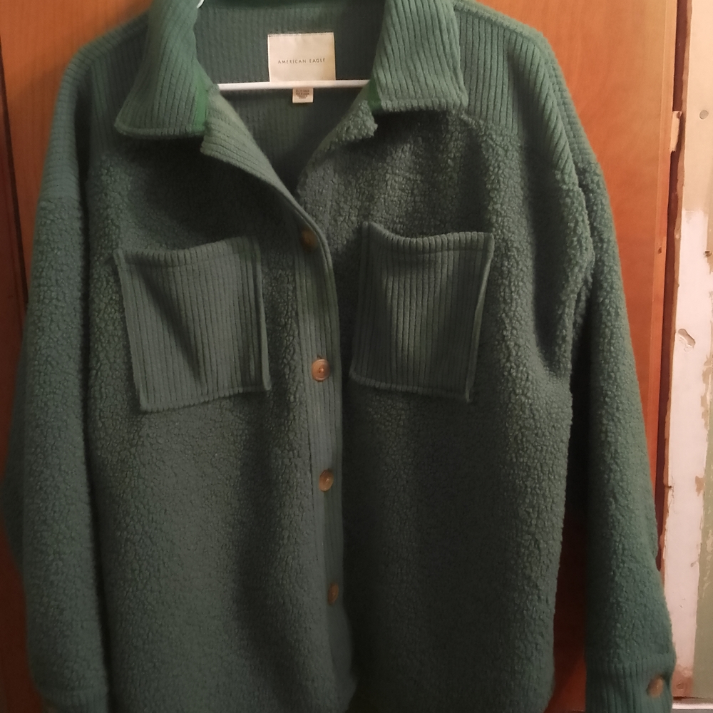 American Eagle Outfitters Green‎ Shacket Size XS/TP/EXCH